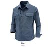 Herren Schnelltrocknendes Stretch Langarm Outdoor Arbeitshemd 2T319