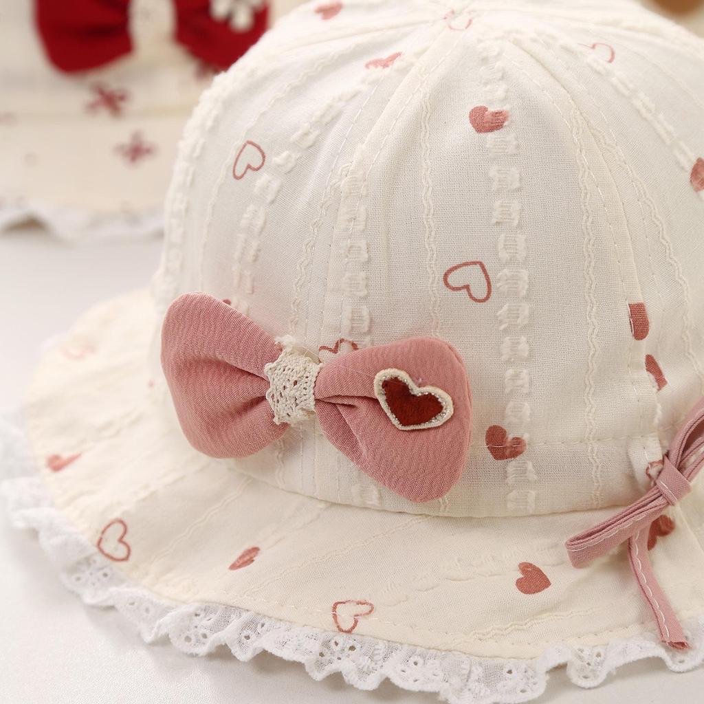 Baby Sun Protection Adjustable Bucket Hat for Spring and Autumn