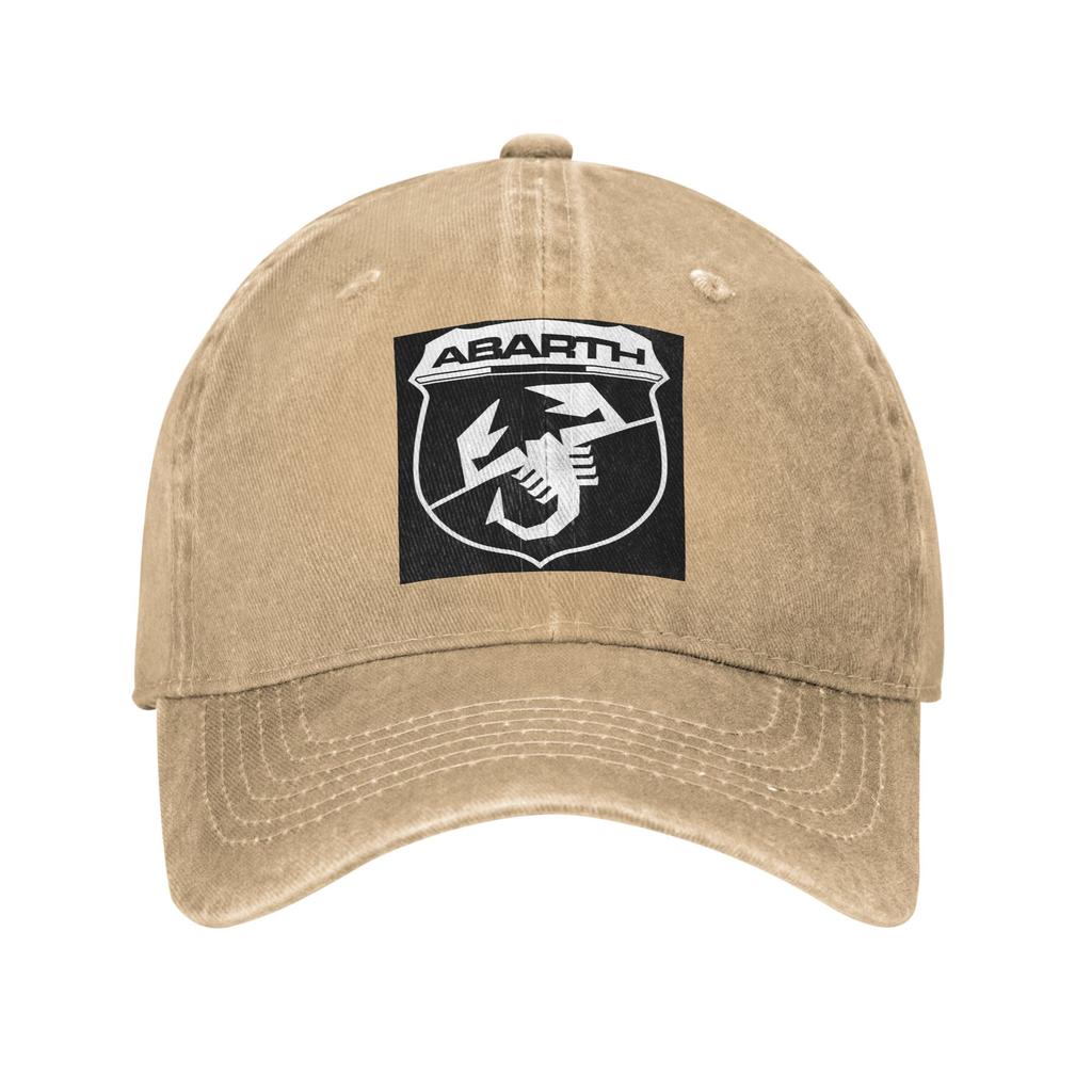 Abarth C Cool Baseballkappen Mode Gewaschene Denim Hüte Outdoor Verstellbare Kappe Streetwear Baseball Cowboyhut für Unisex