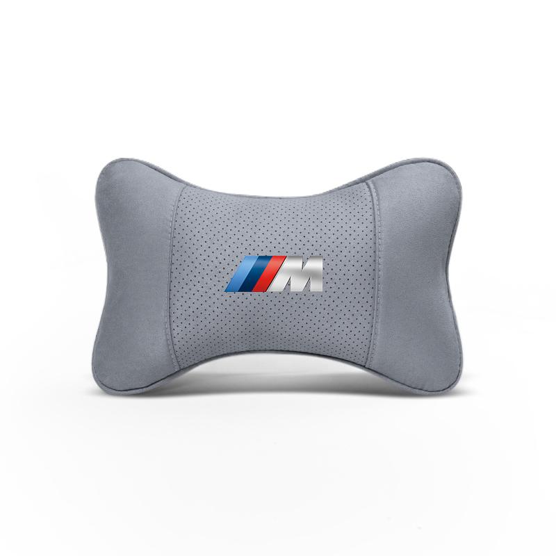 1pcs Car Headrest with Soft Suede Upholstery Valve Cap For BMW X1 X2 X3 X5 X4 X6 X7 iX3 F20 F10 F07 E70 E46 E90 E92 E60 E39
