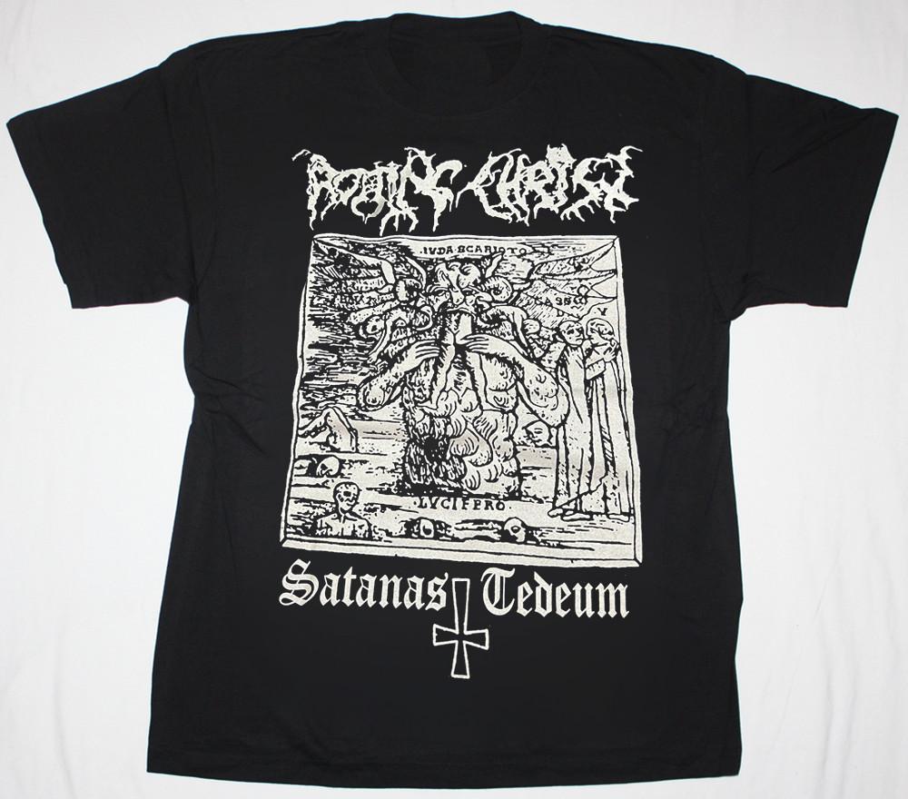 Rotting Christ 90s Band Music Short Sleeve Cotton Black All Size Shirt AC1254