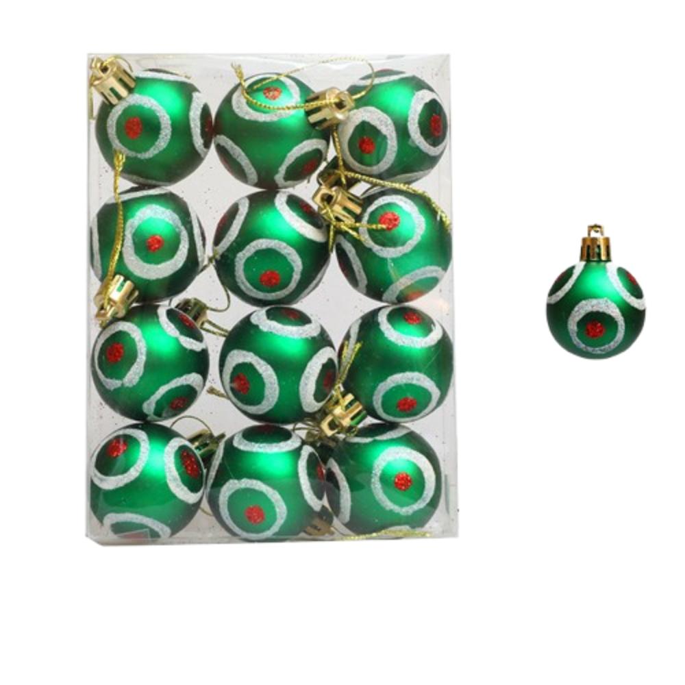4/6cm Christmas Hanging Ball Electroplated Christmas Baubles  Photographic Props