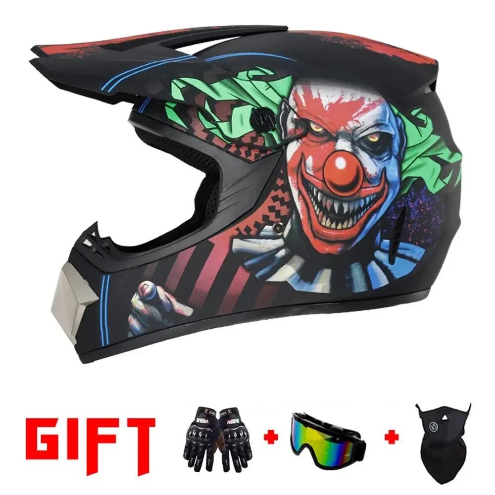 Unisex Full-Coverage Motorcycle Helmet Personalized Moto Helmet for Men And Women Scooter Helmet Four Seasons Universal Gift