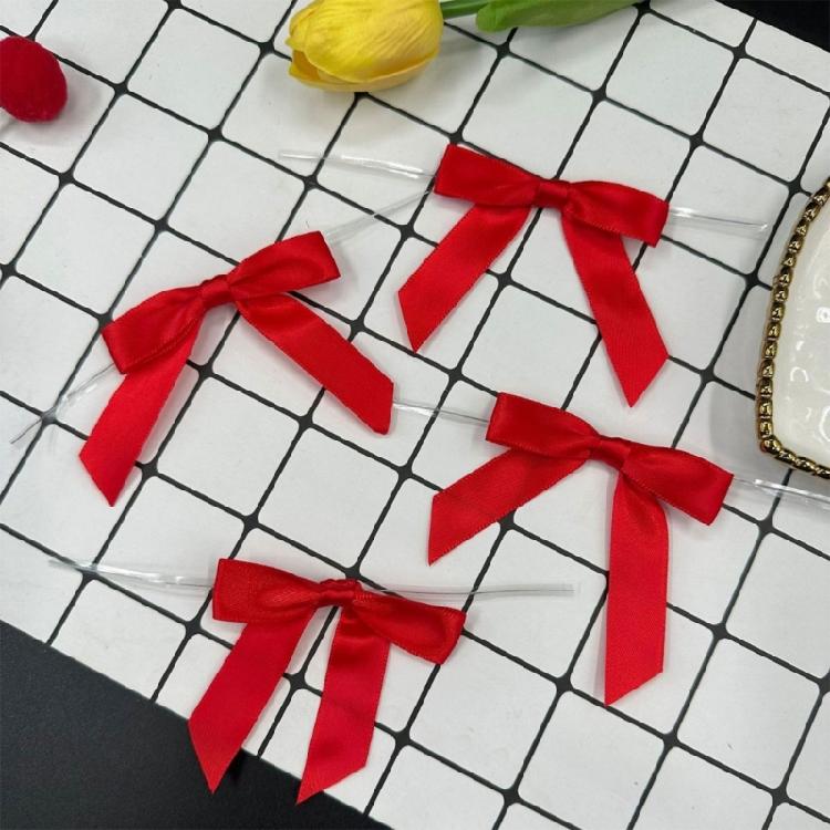 Pack of 50pcs Bowknot Ribbon Gift Wrapping And Party Decoration Multiple Color Reusable Marker Tool for Various Themes