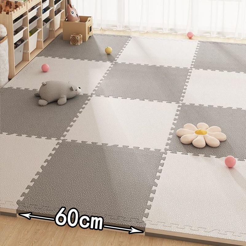 Thick dirt-resistant foam crawling mat, splicing floor mat, carpet for living room and baby use.