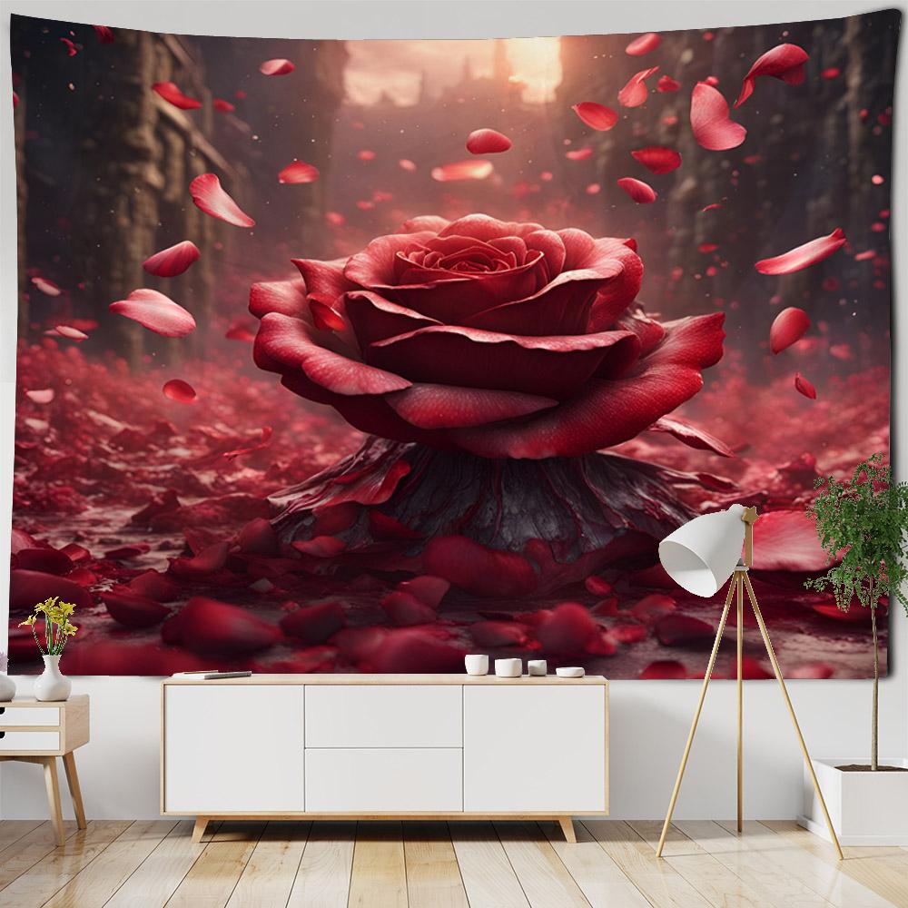 Starry Landscape Tapestry Hippie Bohemian Wall Hanging Cloth Living Room Dormitory Home Decoration Background Poster