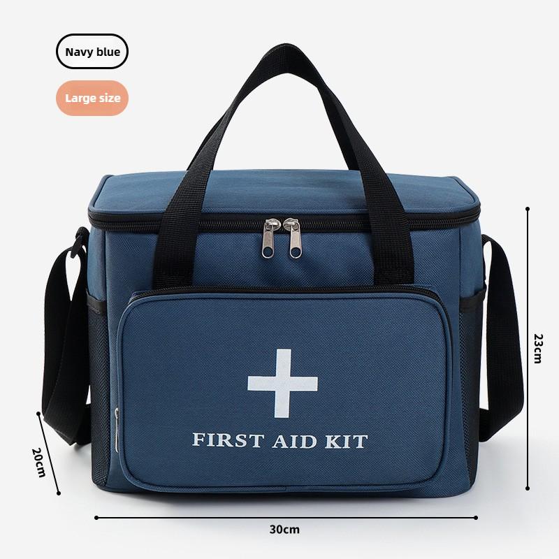 High Capacity Car Mounted Medical Kit, Outdoor First Aid Kit, Household Fabric Epidemic Prevention Emergency Drug Storage Bag