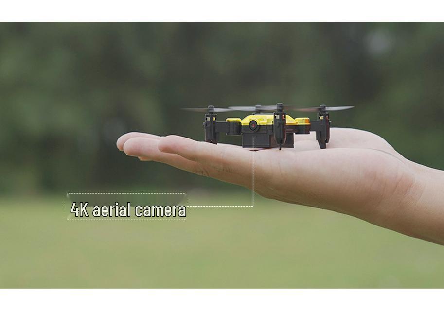 Foldable Mini Drone with Remote Control for Aerial Photography - Quadcopter Toy for Students and Kids