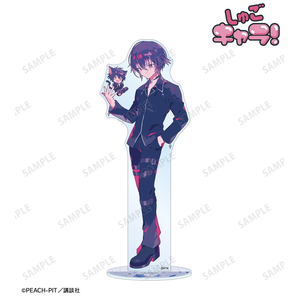 Shugo Chara Illustration by Yumenouchi-san: Tsukuyomi Ikuto (School Uniform Ver.) BIG Acrylic Stand