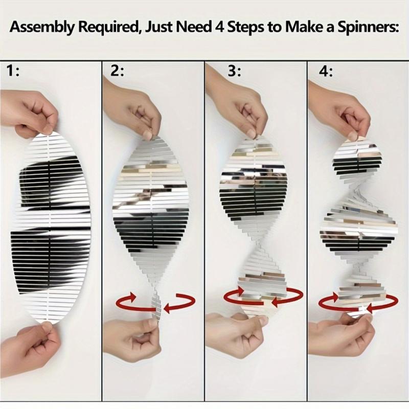 Big Tornado Metal Spiral Wind Chimes Christmas Decoration