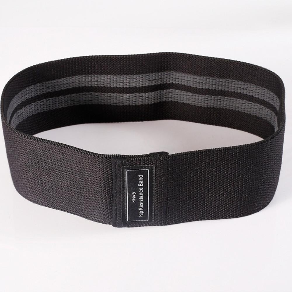 Squat hip resistance band Polyester cotton yoga body tension band indoor fitness hip lifting ring elastic band