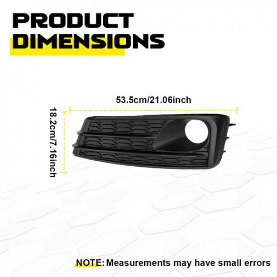 Fog Light Lamp Bezel Cover For - Subaru Impreza Bumper Driver+Passenger