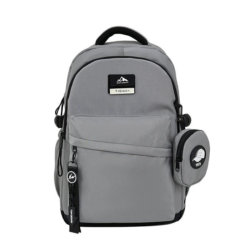 Schoolbag new Korean version college student couple schoolbag large capacity lightweight versatile travel backpack fashionable atmosphere