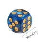 20 Pcs Acrylic 6 Sided Dices Round Corner Double Color Dices Mahjong Accessory