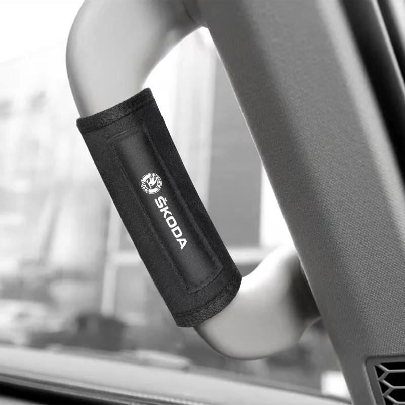 Husă de Protecție Mâner Interior Mașină Mănuși de Tragere Plafon Stilizare Auto Pentru Skoda Octavia Superb Rapid Kodiaq Karoq Fabia Kamiq Roomster Citigo