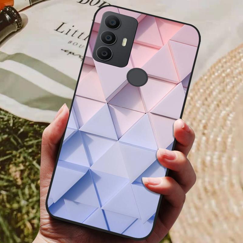 For TCL 30 SE Case 305 TPU Silicone Soft Fashion Phone Cover for TCL 30SE 306 305 Case 6165A Bumper Funda for TCL30SE 6.52 Inch