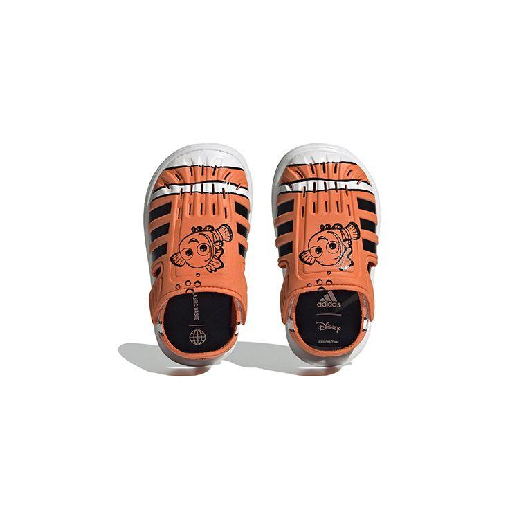 Disney x adidas Letni sandał wodny z zakrytymi palcami I Gdzie jest Nemo Sneakersy dla niemowląt Pomarańczowy Rdzenny Czarny Chmurowy Biały HP7755