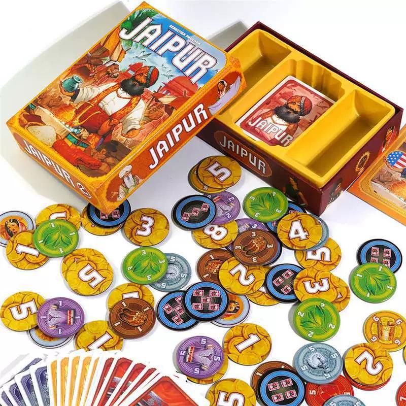 Jaipur Brettspiel Schnelles Duell der Händler Strategischer Handel und Markt-Gameplay