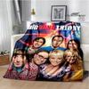 The Big Bang Theory Blanket Blankets for Beds Picnic Blanket Flange Warm Blanket Home Travel Blankets Bed Linings Birthday Gift