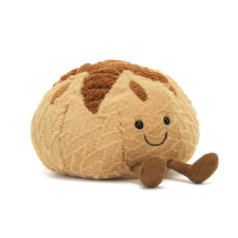 Amuseables Fruit Dragon Chestnut Glasses Rugby Plush Toy Stuffed Doll Kids Gift