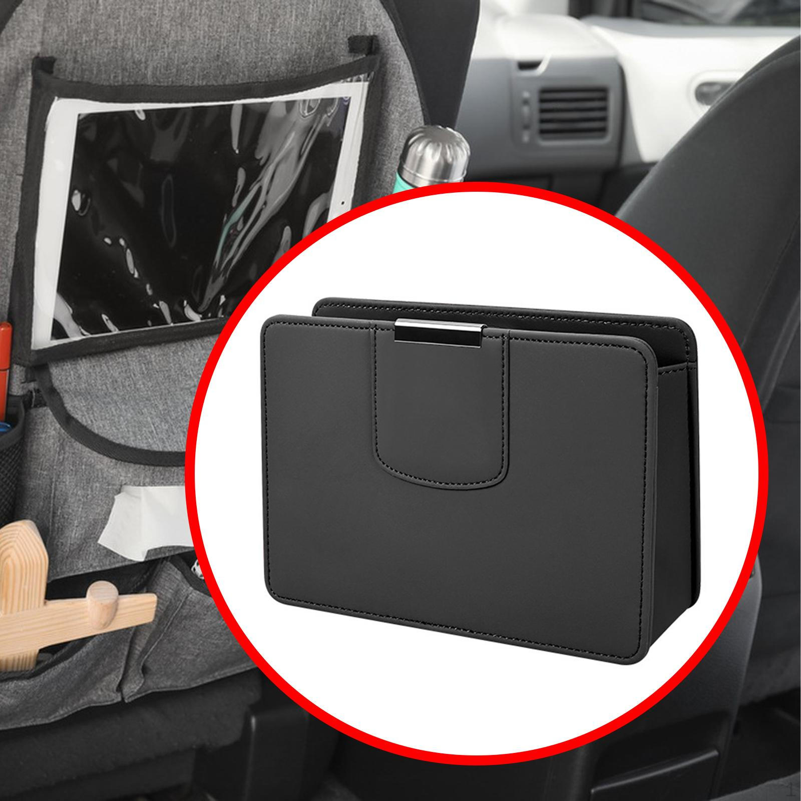 

Ящик для хранения на боковой двери автомобиля Органайзер для заднего сиденья Интерьерные принадлежности Практичный портативный чёрный