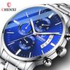 New TOP Brand Luxury Men's Watch With Box Men's Multi-function Sports Watch Men's Waterproof Calendar Men's Quartz Watches