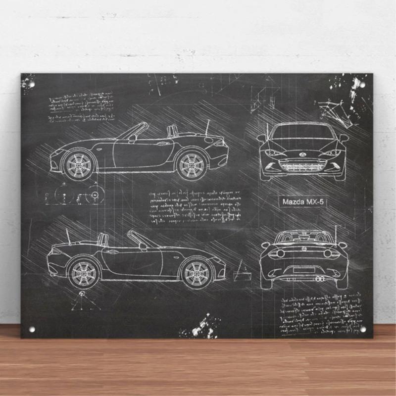 Mazda MX-5 Miata Car Metal Tin Sign Wall Decor Fashion Art Decor Poster,Man Cave,Garage,Bar