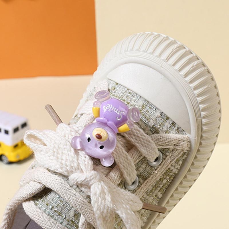 Children's Spring/Autumn Canvas Sneakers: Soft Sole, Breathable, Easy Slip-On for Toddlers