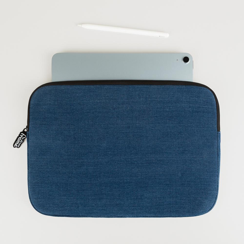 All New Frame Stonewashed Denim Laptop Pouch (Ipad 11/13/15 Inch)
