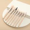 8 Mini Makeup Brushes Set Soft Bristles Full Set Eyeshadow Setting Loose Powder Brush Blush Brush Beauty Tools Brushes
