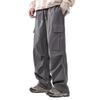 American paratrooper pants men's autumn and winter new trendy brand loose multi-pocket overalls casual versatile wide-leg trousers