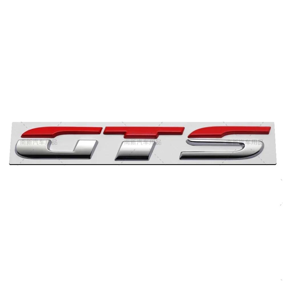 XXEV1 3D Metal GTS Logo Letter Car Rear Trunk Tail Door Side Sticker for Volkswagen VW Polo BORA Caddy Golf Jetta Touran Passat T-Roc