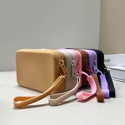 Mini Silicone Waterproof Storage Bag for Earphones, Keys, Cards, and Cosmetics