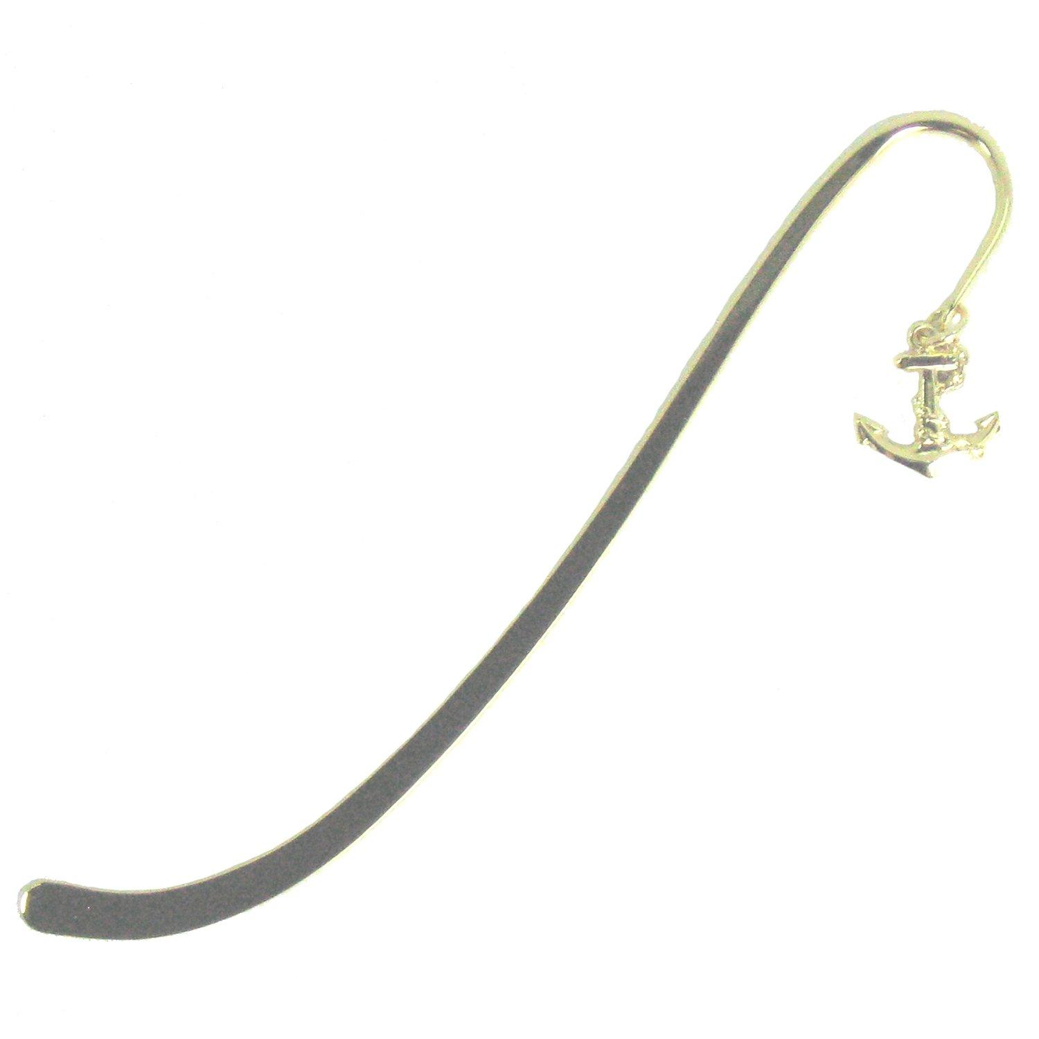 Nagao Anchor Gold Made in Japan Bookmark, Design, Plated,