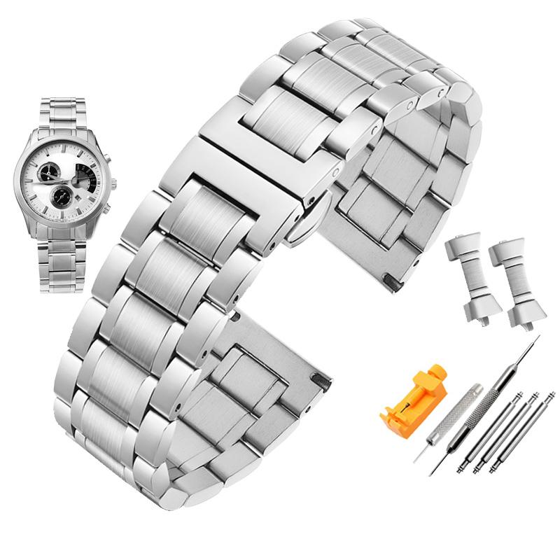 For Casio EDIFICE EFV-540 500 EFS-S510 EFB-650 EQB-501 EFR-303L/303D Stainless Steel Strap 20mm 22mm Watch Chain Watchband