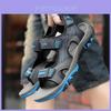 Premium Cowhide Leather Mens Beach Sandals With Breathable Sport Casual Comfort