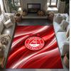 Aberdeen FC Soccer Football Pattern Soft Area Rug Non Slip Indoor Floor Carpet Sports Decor Mat for Bedroom