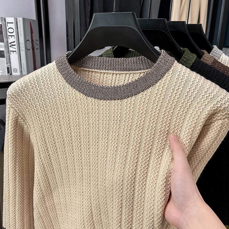 Men s Winter Warm Long Sleeve Knit Pullover Sweater - Casual Fashion Base Layer M