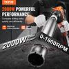 VEVOR Core Drill Machine 2.03-16 cm Dia 2000W Handheld Core Drill Rig for Mixing
