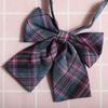 Jk Japanese Plaid Korean Version Of Collar Flower Graduate Female Collar Flower College Wind Streamer Jk Bow Shirt Accessories Sailor Suit