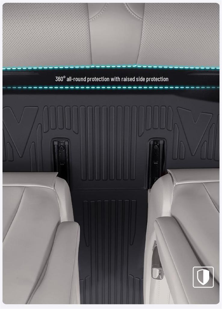 2025 Lydo L90 Special TPE Full Coverage Floor Mats for Six-Seven Seat Cars