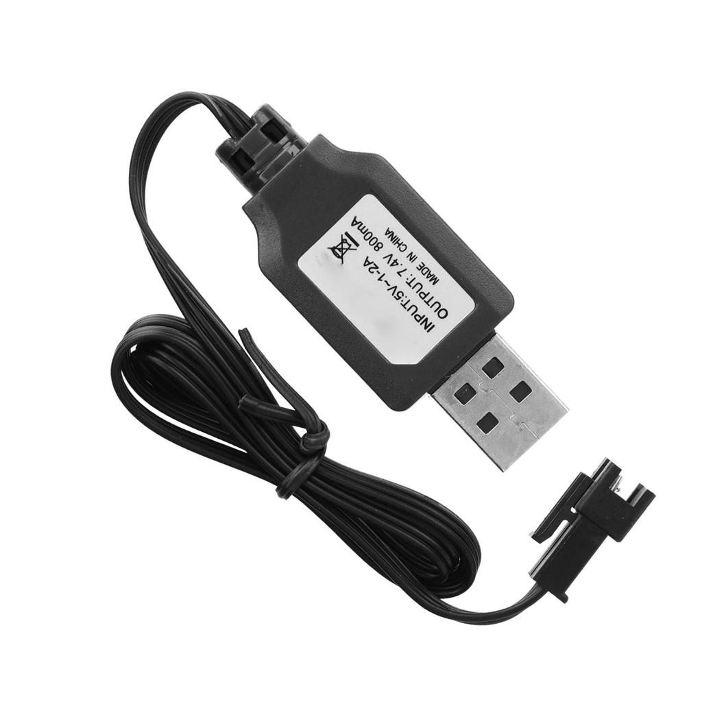 7,4V RC USB nabíjecí kabel do auta Kontrolka nadproudové ochrany RC letadla