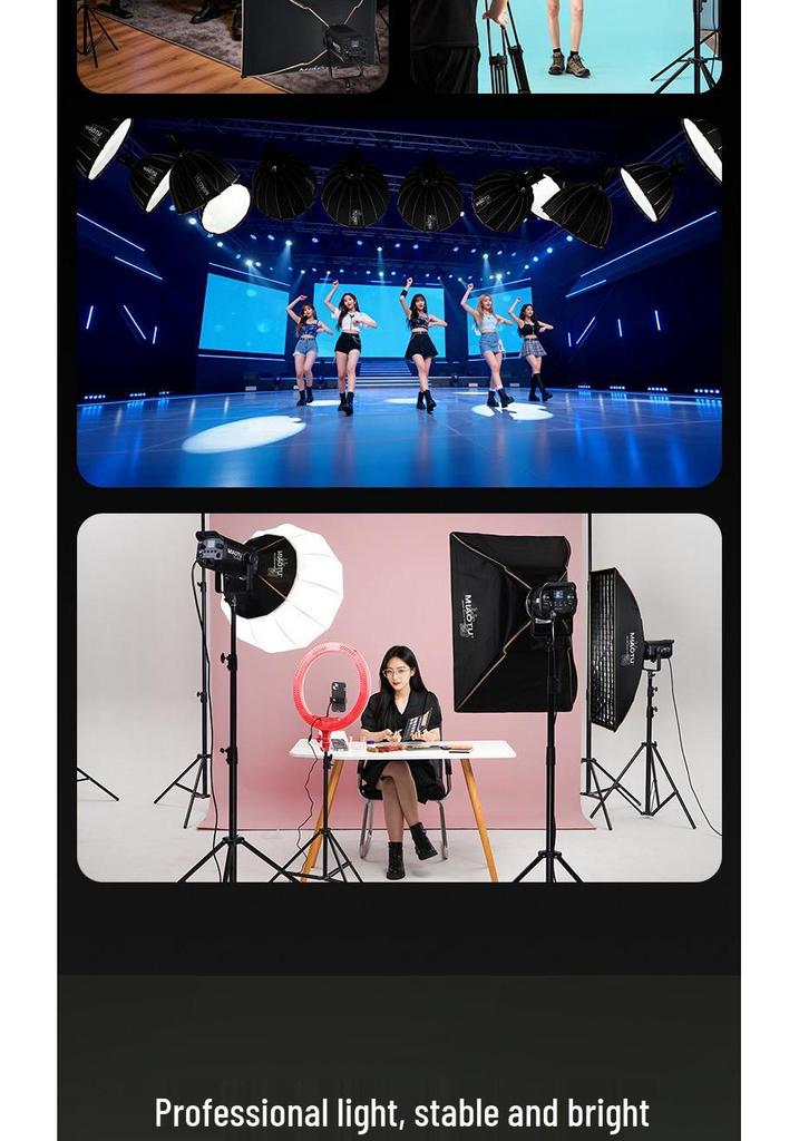 MIAOTU Live Broadcast Bi-color Fill Light CL600B - 512 Photography Stage Lighting