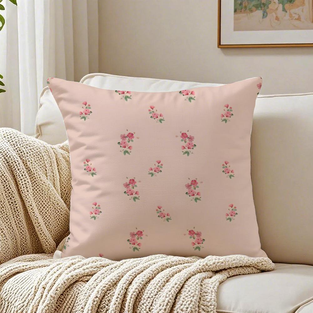 Warm Roses Bloom In Midsummer Cushion Cover Pillowcase Antidustmite living Room Sofa Decor Cushion Room