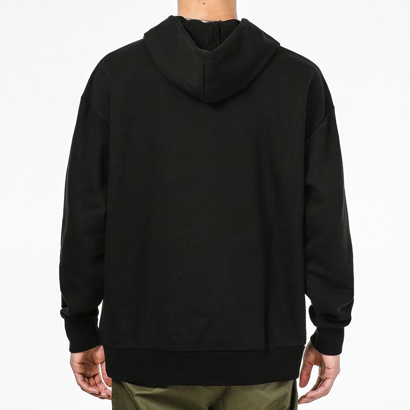 Puma Logo Print Knit Hoodie Sweatshirt Men Tops Black 533114-01