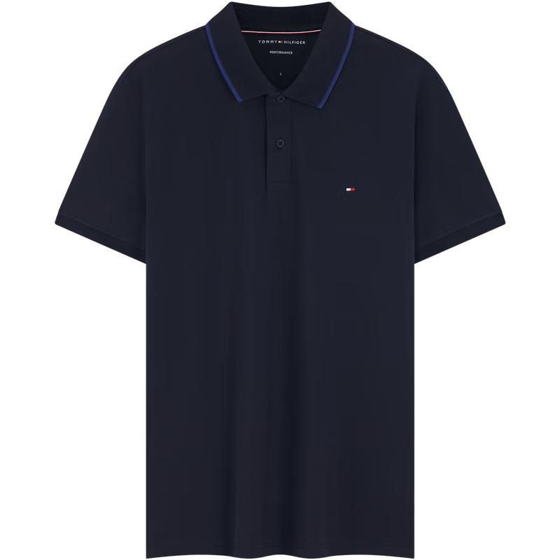 

Чоловіча поло-сорочка Tommy Hilfiger з вологовідведенням та кольоровими блоками M