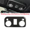 Carbon Fiber Decorative Frame For Ford Mustang 2009-2020 Interior Car Roof Reading Light Panel Sticker Cover Trim Accessories