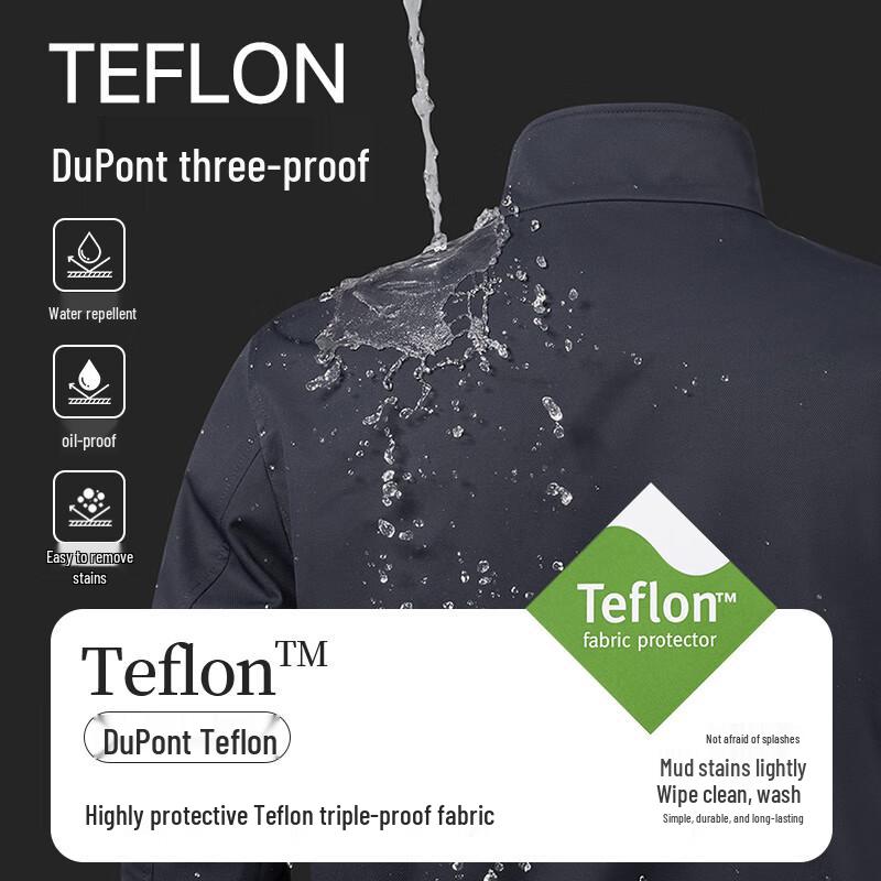 SEPTWOLVES Men's Business Casual Stand-Collar Jacket