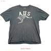 Vintage Classic Oz Australia Kangaroo Grey T Shirt Unisex S Large Vintage Slightly Stretched Breathable Soft Streetwear