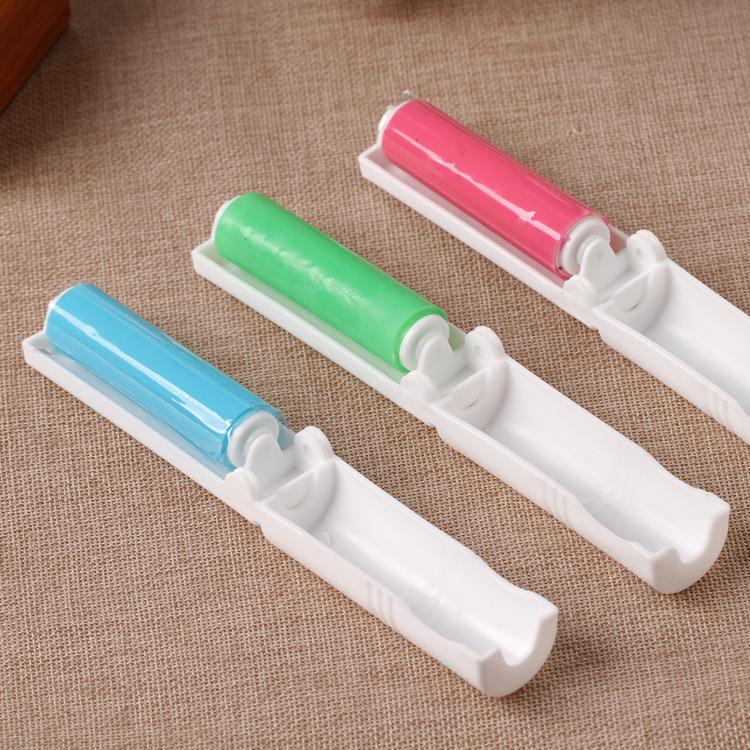 

Compact Washable Foldable Lint and Dust Roller Brush жёлтый